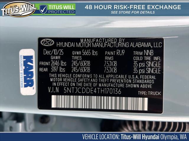 2026 Hyundai Santa Cruz SEL Activity