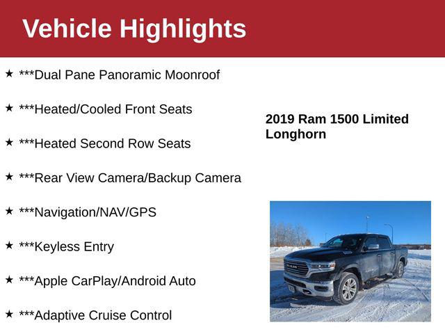 2019 RAM 1500 Longhorn Crew Cab 4x4 57 Box 2019 RAM 1500 Longhorn Crew Cab 4x4 57 Box
