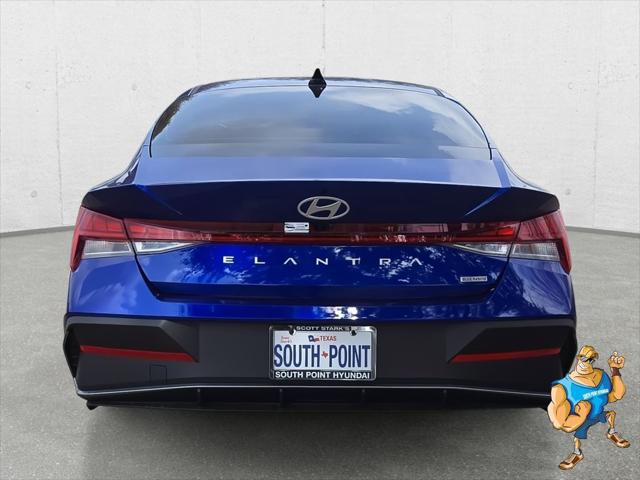 2026 Hyundai Elantra Hybrid Blue
