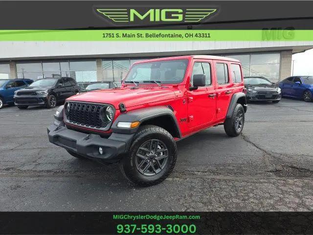 2024 Jeep Wrangler 4-Door Sport S 4x4 for sale in Bellefontaine, OH