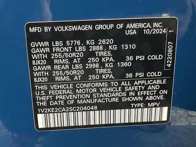 2025 Volkswagen Atlas Cross Sport 2.0T SE w/Technology