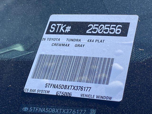 2026 Toyota Tundra Platinum CrewMax 5.5' Bed