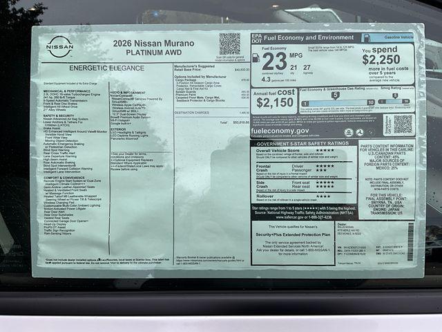 2026 Nissan Murano Platinum