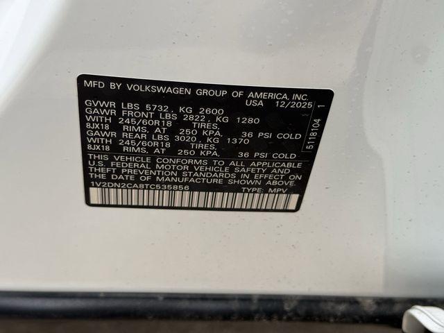 2026 Volkswagen Atlas SE