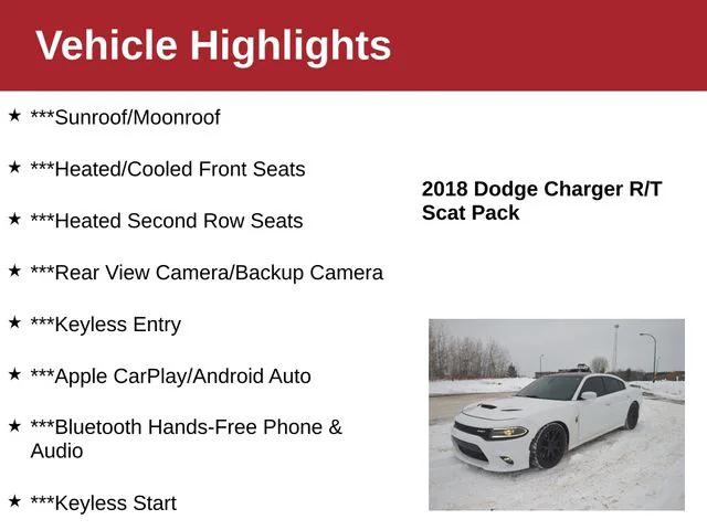 2018 Dodge Charger R/T Scat Pack RWD