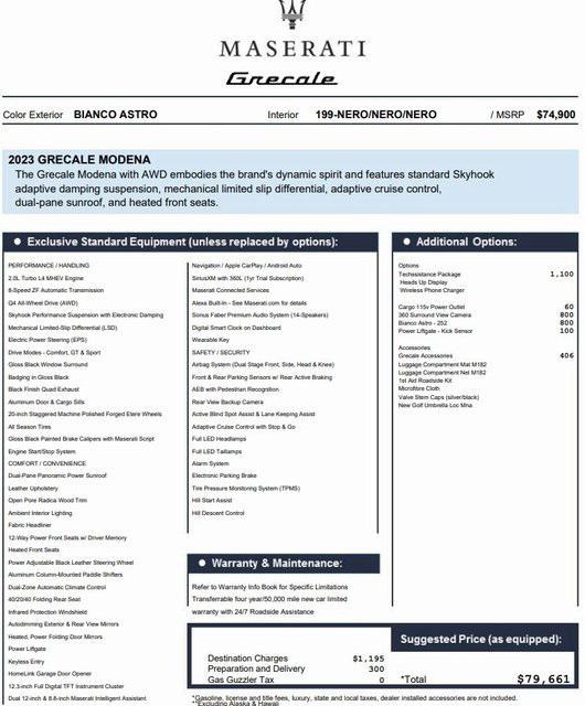 2023 Maserati Grecale Modena