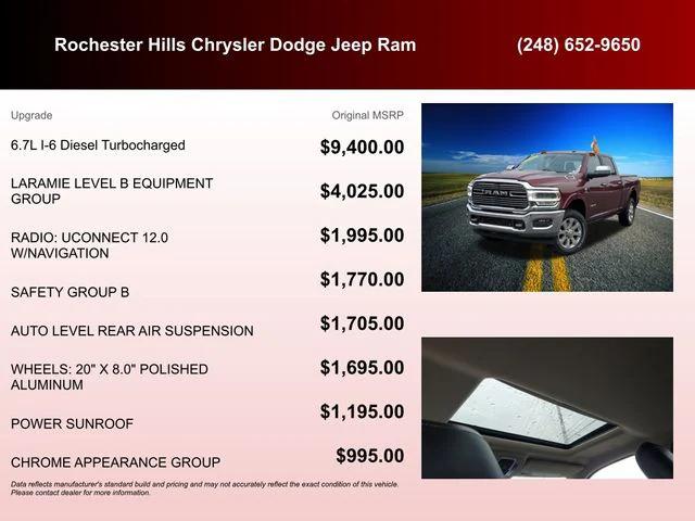 2021 Jeep Ram 2500 Laramie Crew Cab 4x4 6'4" Box