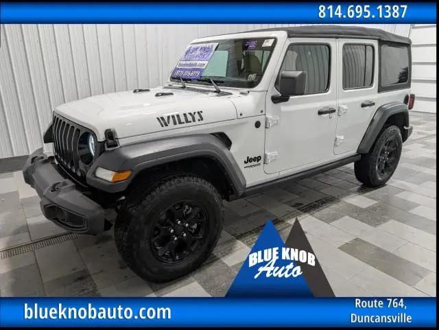 2022 Jeep Wrangler Unlimited Willys 4x4 for sale in Duncansville, PA
