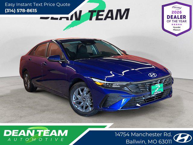 2026 Hyundai Elantra Hybrid Blue