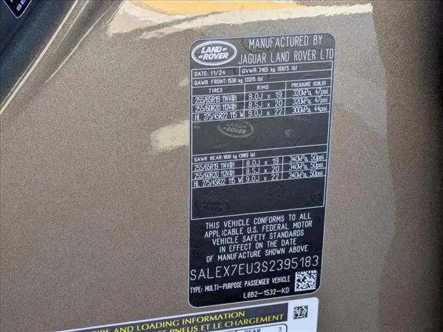 2025 Land Rover Defender 110 P400 X
