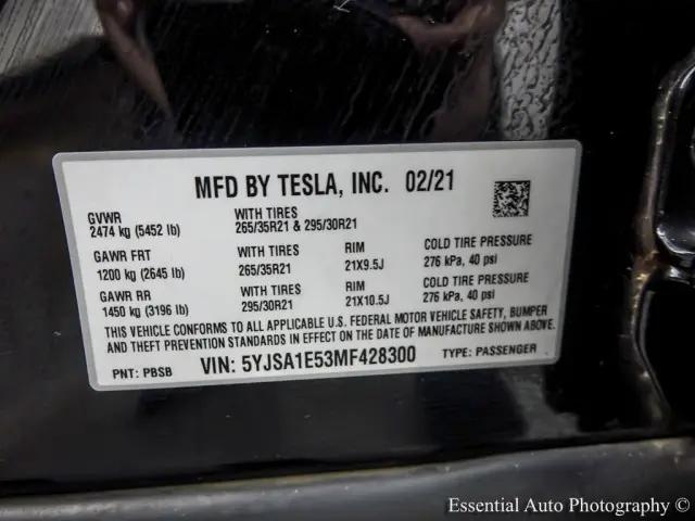 2021 Tesla Model S Long Range Dual Motor All-Wheel Drive