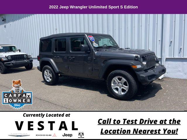 2022 Jeep Wrangler Unlimited Sport S 4x4 for sale in Vestal, NY