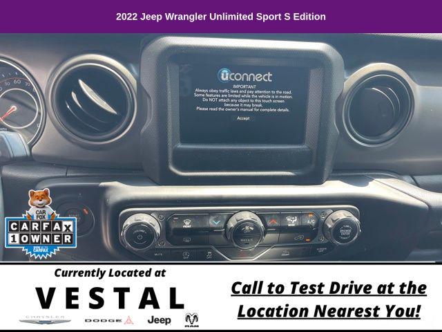 2022 Jeep Wrangler Unlimited Sport S 4x4
