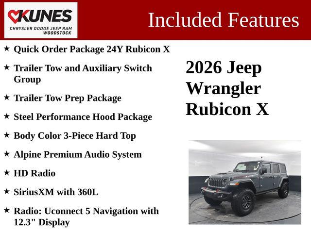 2026 Jeep Wrangler WRANGLER 4-DOOR RUBICON X 2026 Jeep Wrangler WRANGLER 4-DOOR RUBICON X