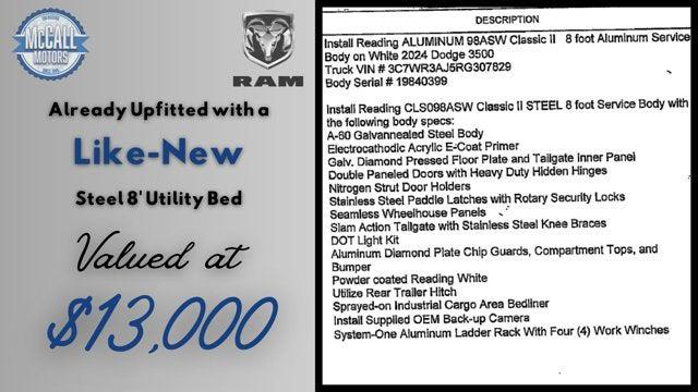 2024 RAM 3500 Tradesman Regular Cab 4x4 8 Box 2024 RAM 3500 Tradesman Regular Cab 4x4 8 Box