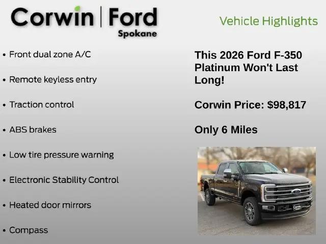 2026 Ford F-350 Platinum
