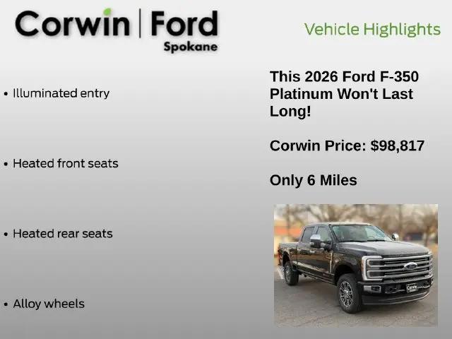 2026 Ford F-350 Platinum