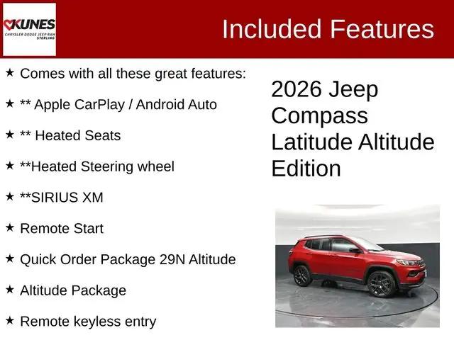 2026 Jeep Compass Latitude Altitude