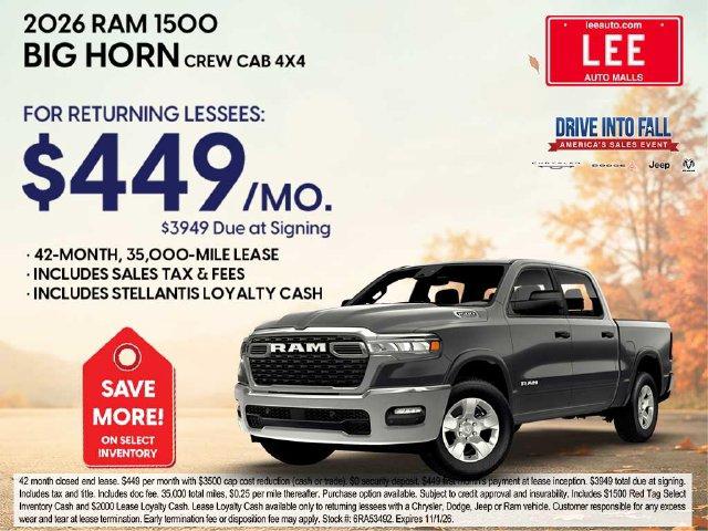 2026 Ram 1500 Big Horn Crew Cab 4x4 57 Box