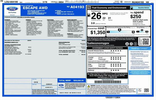 2022 Ford Escape Titanium