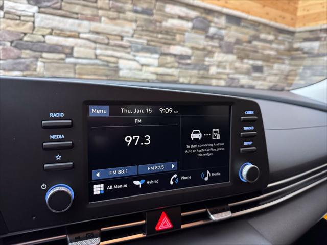 2026 Hyundai Elantra Hybrid Blue