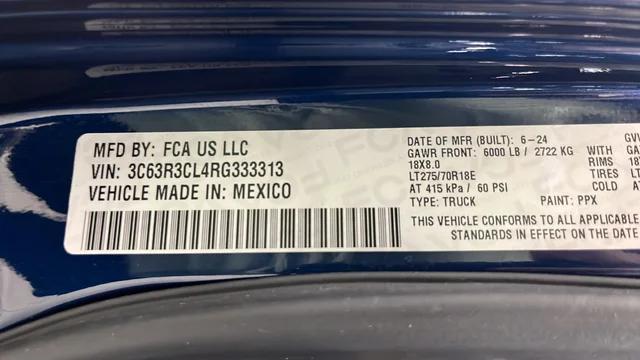 2024 Ram 3500 Tradesman Crew Cab 4x4 6'4" Box
