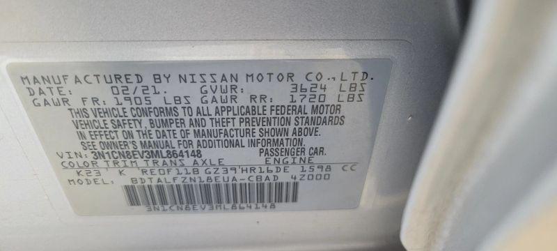 2021 Nissan Versa SV Xtronic CVT