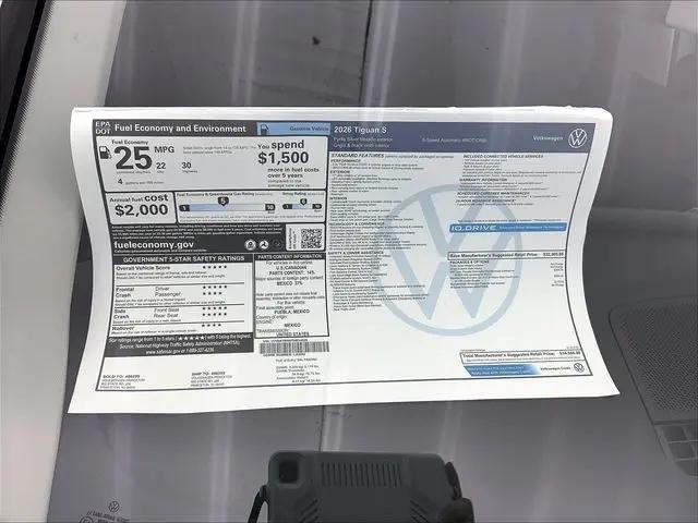2026 Volkswagen Tiguan S