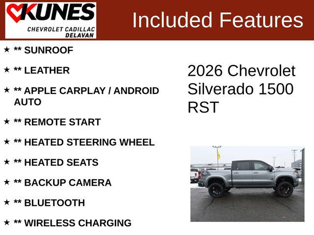 2026 Chevrolet Silverado 1500 4WD Crew Cab Short Bed RST