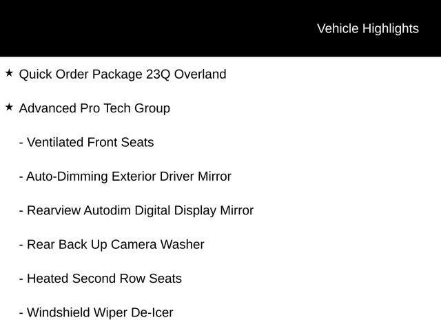 2026 Jeep Cherokee CHEROKEE OVERLAND 4X4