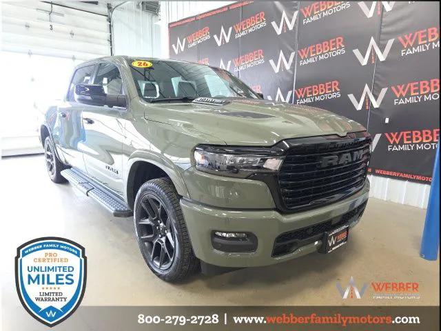 2026 RAM Ram 1500 RAM 1500 LARAMIE CREW CAB 4X4 57 BOX