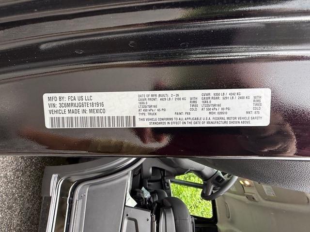 2026 Ram ProMaster Cargo Van Tradesman High Roof 159" WB EXT w/Pass Seat