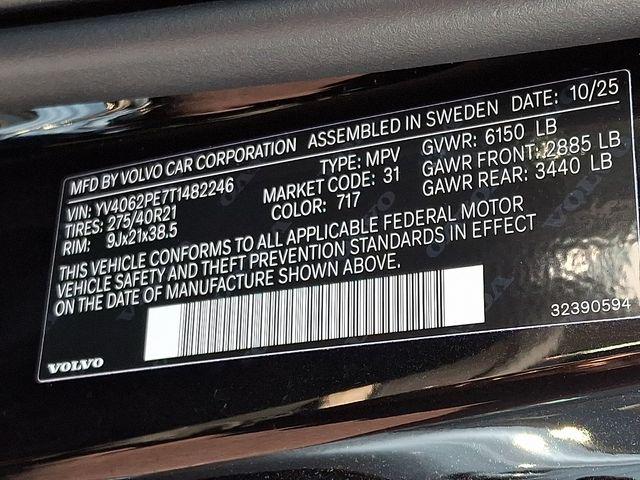 2026 Volvo XC90 Plus, B6 AWD Gas (mild hybrid), Gasoline, Bright, 7 Seats