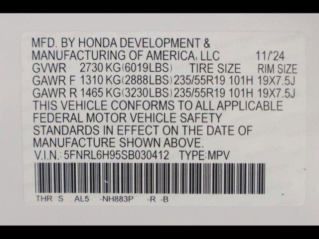 2025 Honda Odyssey Elite