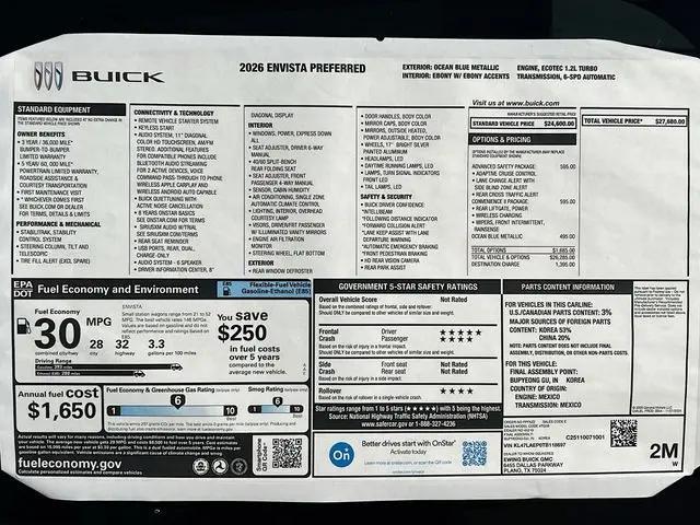 2026 Buick NV Preferred FWD