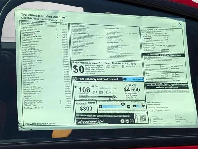 2026 BMW i4 eDrive40