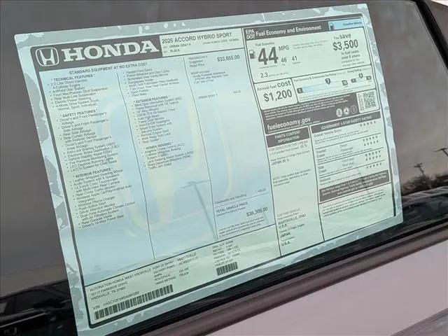 2025 Honda Accord Sedan Sport