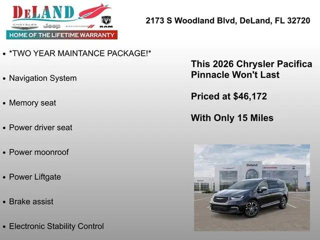 2026 Chrysler Pacifica Pinnacle