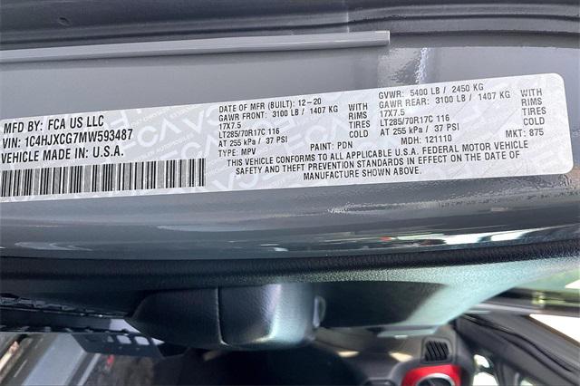 2021 Jeep Wrangler Rubicon 4X4 2021 Jeep Wrangler Rubicon 4X4