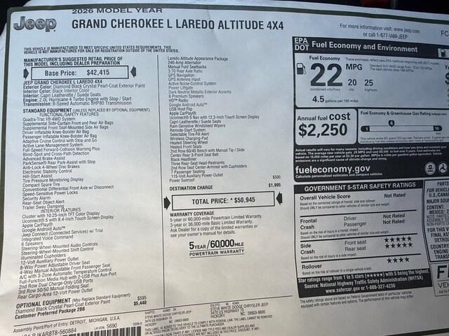 2026 Jeep Grand Cherokee Altitude 4x4
