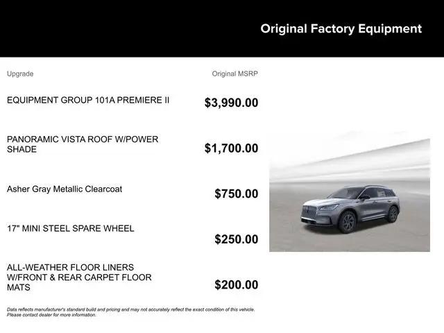 2026 Lincoln Corsair Premiere