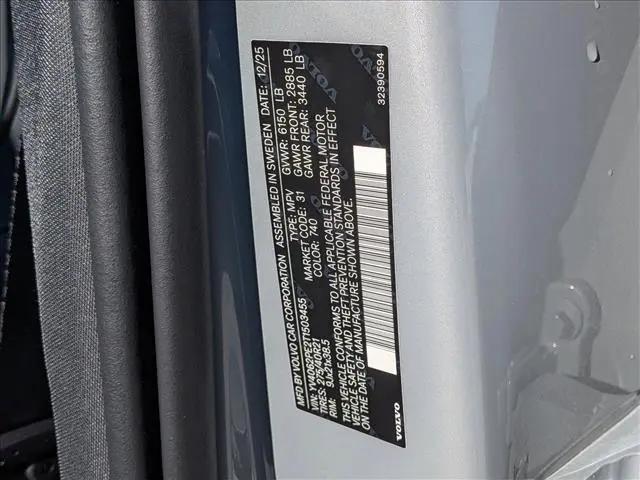 2026 Volvo XC90 Plus, B6 AWD Gas (mild hybrid), Gasoline, Bright, 7 Seats