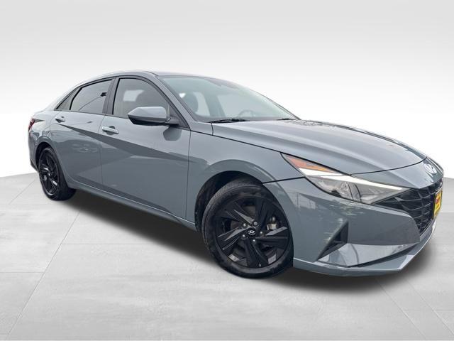 2021 Hyundai Elantra Hybrid Blue