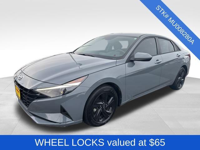 2021 Hyundai Elantra Hybrid Blue