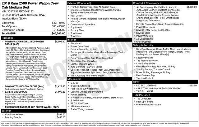 2019 RAM 2500 Power Wagon Crew Cab 4x4 64 Box