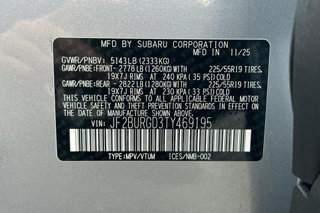 2026 Subaru Outback Limited XT