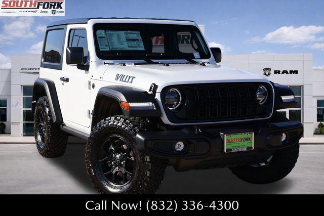 2026 Jeep Wrangler 2-Door Willys 4x4 for sale in Manvel, TX