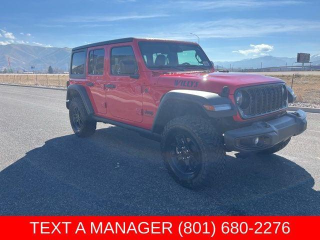 2026 Jeep Wrangler 4-Door Willys 4x4 for sale in Morgan, UT