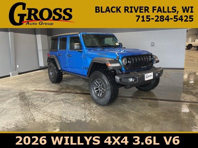 2026 Jeep Wrangler WRANGLER 4-DOOR WILLYS 2026 Jeep Wrangler WRANGLER 4-DOOR WILLYS