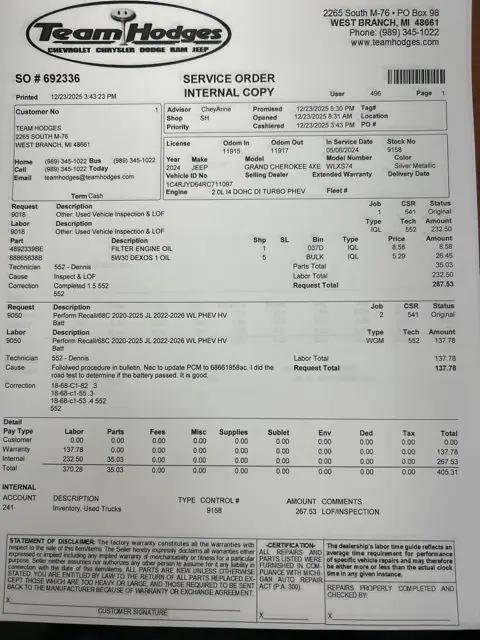 2024 Jeep Grand Cherokee 4xe Overland